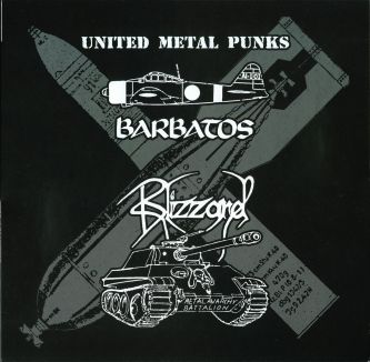BLIZZARD / BARBATOS United Metal Puinks 10" Mini LP